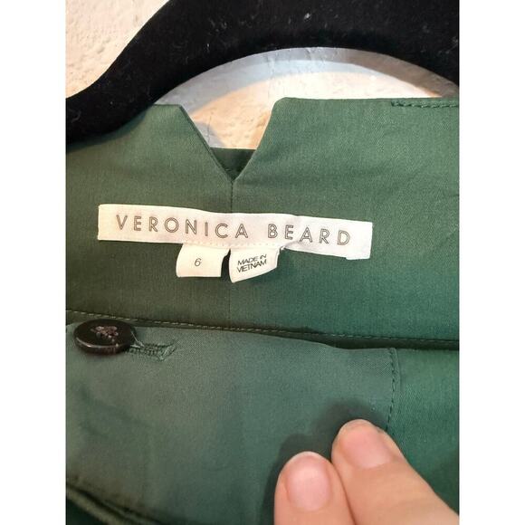 Veronica Beard Maliya Pleated-Front Straight pants size 6 - Picture 3 of 3